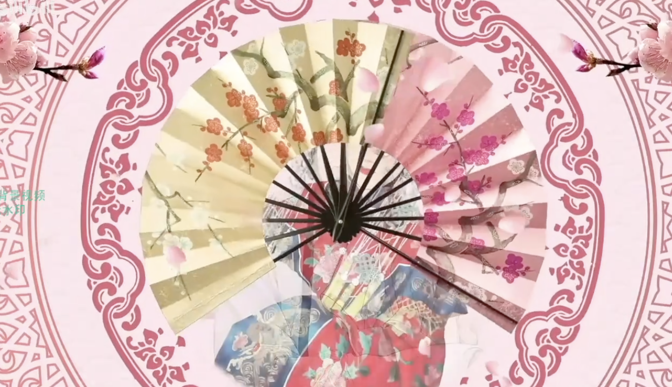 粉墨花旦 京剧戏剧节目舞蹈配乐伴奏演出舞台LED大屏高清视频背景